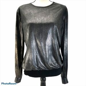 Lauren Lee Vintage 80's Shiny Top. Size Vintage 16.